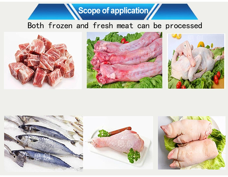 Beef Dicing Machine Chicken Steak Cutting Machine Frozen Fish Meat Cube Cutter