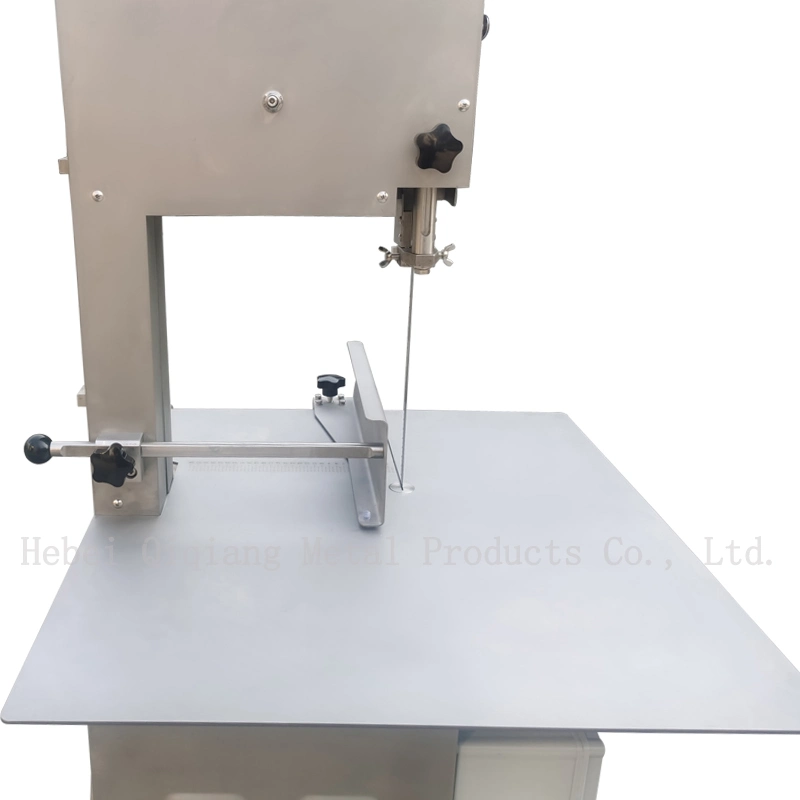 Qh-350 Automatic Rib/Pig/Tuna/Cattle/Animal/Ice Kitchen Bone Sawing Machine Meat Processing Cutting Equipment Bone Cutter Slicer Saw 1.5kw/2HP Manufacturer