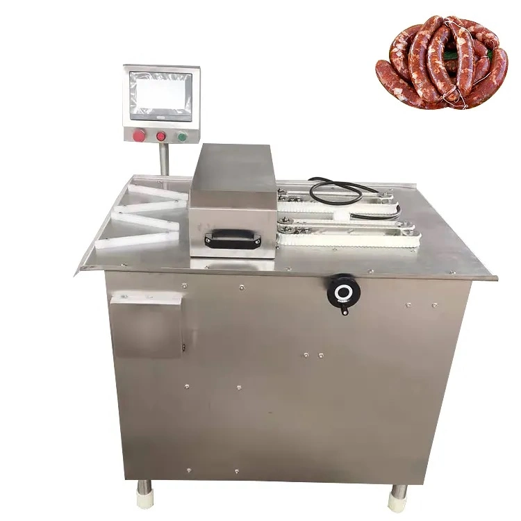 Automatic Sausage Linking Twisting Knot Casing Tying Machine