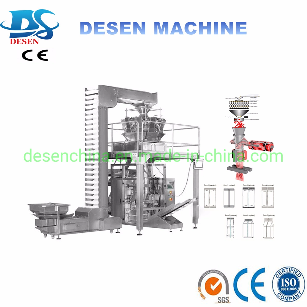 Automatic Vertical Baked Roasted Corn Granule Quantitative Packaging Machine for Food Packing