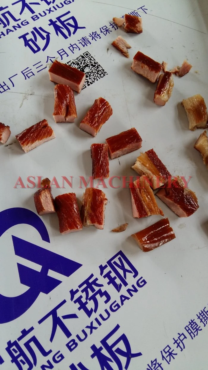 304 Stainless Steel Pork Skin Meat Cube Cutter Meat Cutting Machine